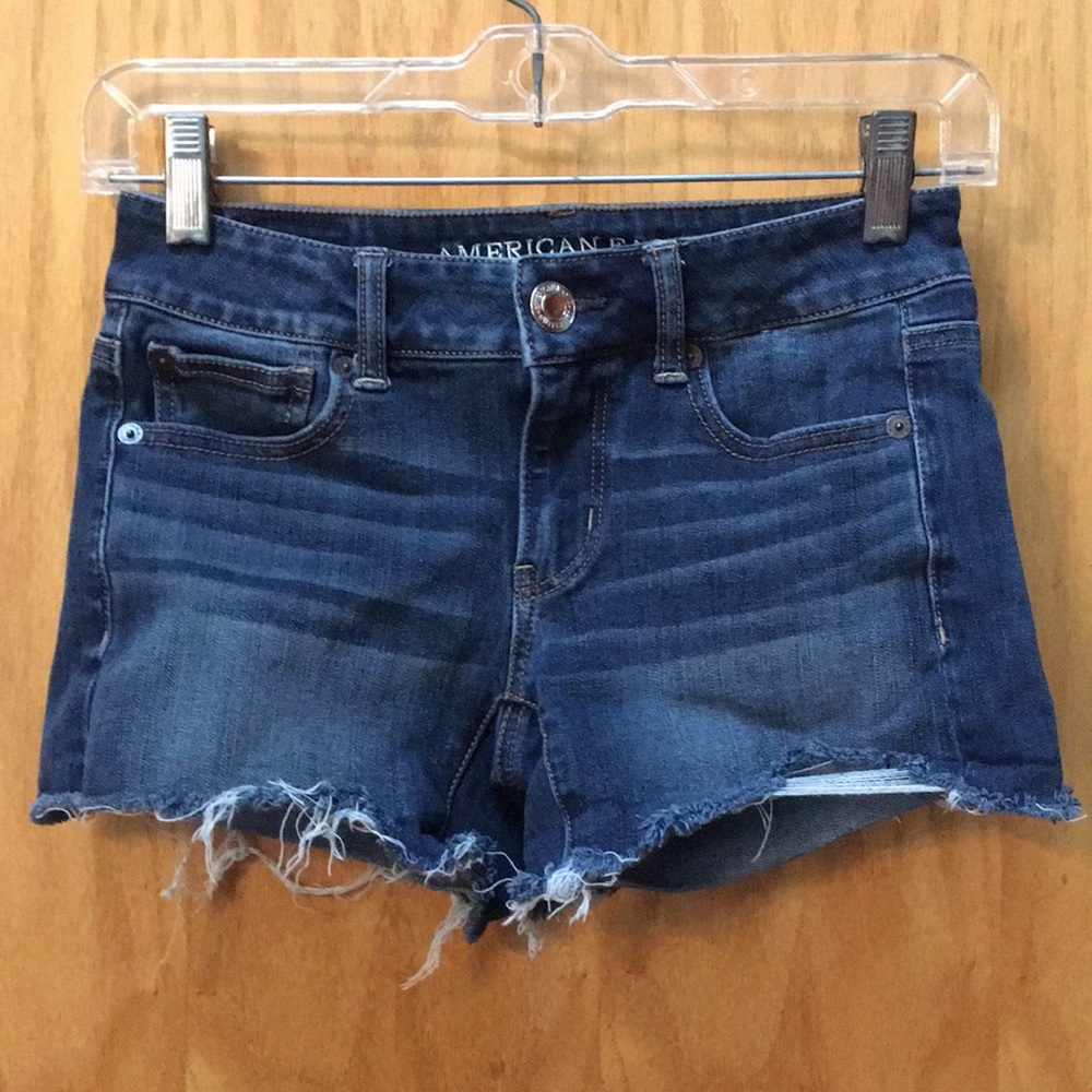 3/$20 AE Super Stretch "Shortie" Jean Shorts
